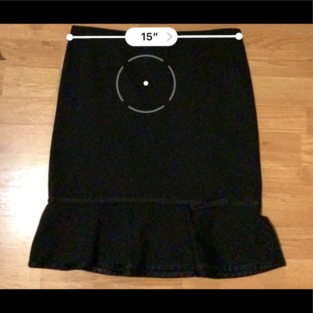 Express Knee Length With Ruffle Ribbon Skirt - Picture 4 of 5